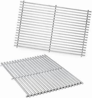   Set 2 Stainless Steel Grill BBQ Cooking Grates Genesis E 300 S 300