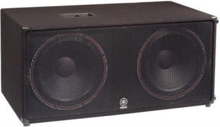 Yamaha SW218V Carpeted Dual 18 Inch Subwoofer NEW