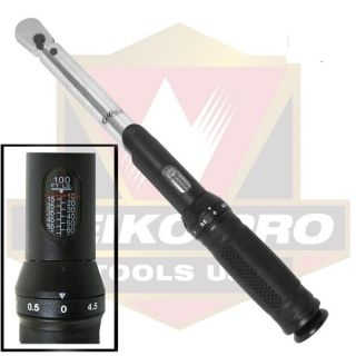Neiko Pro Grade 3/8 inch 10 100 Foot Pound Automatic Adjustable Torque 