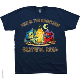 New GRATEFUL DEAD Fire In The Mountains T Shirt