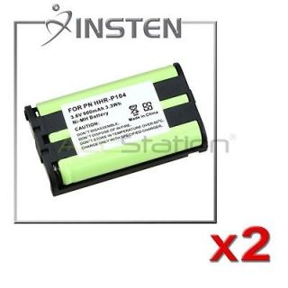 Pack Insten Home Cordless Phone Ni MH Battery For Panasonic HHR P104