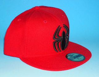 Spider Man New Era 59fifty Hat Size 7 3/8 Custom Fitted Marvel Comics 