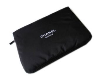 Chanel Black COSMETIC BAG CLUTCH VIP STYLISH GIFT