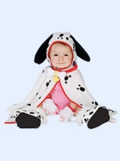 Halloween Child Lil Pup Costume Infant Dog Dalmatian Puppy Size 1 2 