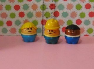 Little Tikes dollhouse Chubby people Chunky Toy lot 3sf