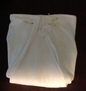 Soft White Terry Cloth Prefold Style adult baby diaper NEW with pins