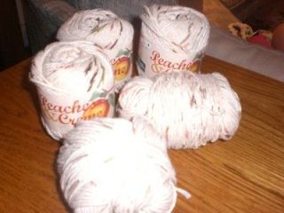 skeins of Peaches & Creme Cotton yarn,,,Oasis in color,,,3 w/labels 