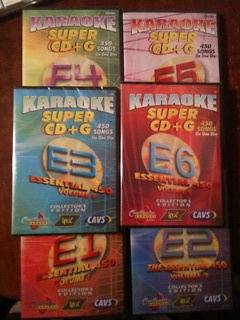   Karaoke Super CDGs Vol 1 6 2700 Songs SCDG 4 Cavs Players or PCs