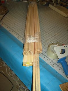 Lot 49 pcs. Wood Dowels & Sq craft home projects woodworkers var sizes 