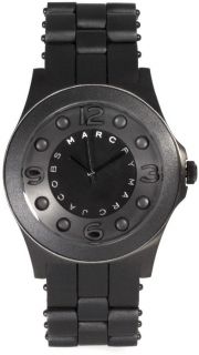   Mens Pelly Black Silicone Covered Stainless Steel Watch   MBM2510