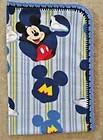 CRIB BLANKET AND/OR PILLOW COVER   MICKEY MOUSE AND MOUSE HATS ON 