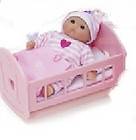 TINY STEPS 5 Baby DOLL Cradle & Outfit Berenguer NEW Crib Itty 