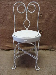   Childs Ice Cream Chair Antique Old Stool Parlor Soda Fountain 7044