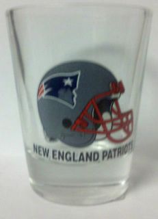 New England Patriots Helmet NFL Shot Glass New