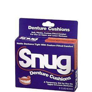 Snug Denture Cushions, 2 Count Cushions (3 Pack)