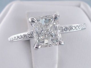 radiant cut diamond ring in Diamond