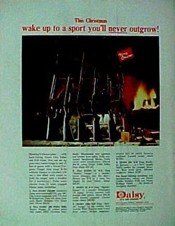 1967 Daisy BB Pump Gun Air Rifle Christmas~Holiday Sports Kids Toy AD