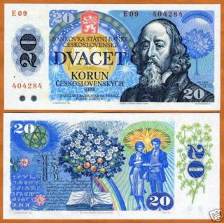   & Paper Money  Paper Money World  Europe  Czechoslovakia