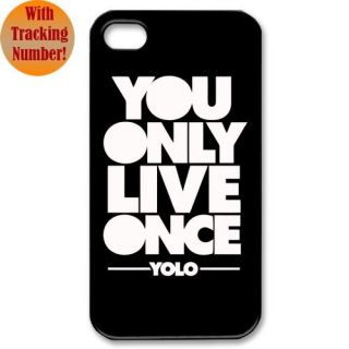   YOLO You Only Live Once YMCMB Apple iPhone 4/4S Custom Hard Case #5