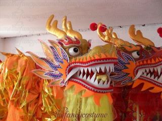 Chinese DRAGON DANCE ORIGINAL Dragon Chinese Folk Festival 
