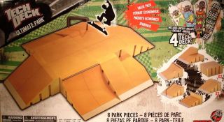 Tech Deck ULTIMATE Skate Park 8 RAMPS 4 SKATEBOARDS VALUE PACK