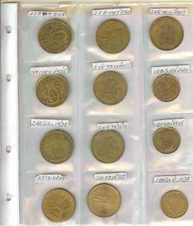   lot of 28 Coins (1 Krone 2 Kroner) 1925   1957 Includes rare dates