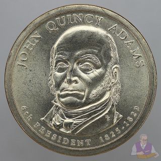 2008 P John Quincy Adams Presidential Dollar Satin Finish US Coin
