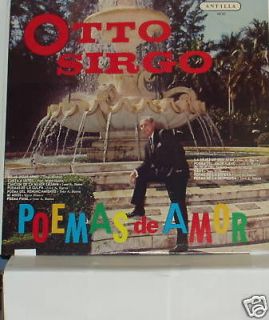 CUBAN MUSICOTTO SIRGO POEMAS DE AMOR LP RECORD NM/VG+