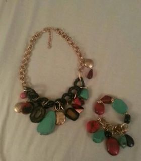 Bebe necklace and matching bracelet