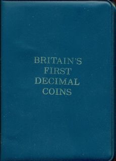 SET OF BRITAINS FIRST DECIMAL COINS (5) 1971