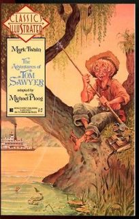 Classics Illustrated TOM SAWYER & ALICE THROUGH THE LOOKING GLASS