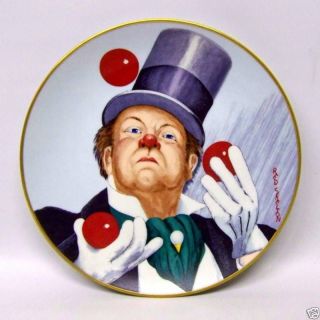 Red Skelton 1977 Collector Plate W.C. Fields