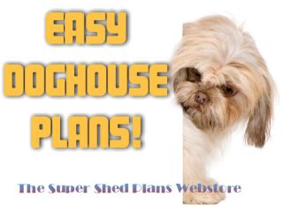 Custom Design Insulated DogHouse Plans, with top deck for medium dogs 