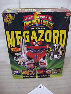 MMPR Mighty Morphin Power Rangers Deluxe Dinozord Megazord Complete 