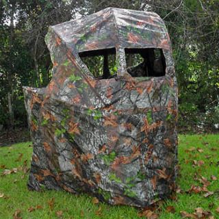   SHOOTING DOUBLE HUNTING CHAIR BLIND camo deer hunt turkey 2 person