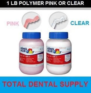 Acrylic Polymer Powder Denture Prosthesis Dental Repair Choose Clear 