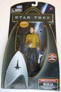 Sulu Figure Starfleet Gear Star Trek Warp 2009 MIP
