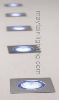10 x 30mm Square Warm White LED Light Kit Outdoor Decking Indoor 