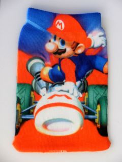 Super Mario Brothers Cellphone Pouches (Socks). Mario Kart. U.S 