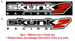 HKS BBS Alpine Tom TRD Skunk 2 F1 Car Racing Sticker