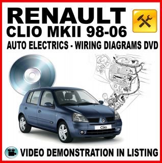 Renault Clio II Wiring Diagrams   Interactive DVD   Auto Electrics WDS
