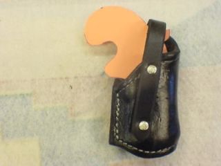 Cobra Derringer, Leather belt Holster ,small frame BK