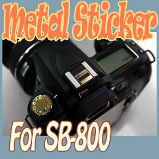 Design Metal Sticker Flash Skin Cover Nikon SB 800 G