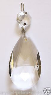 Newly listed 10 CLEAR TEARDROP GLASS CHANDELIER CRYSTAL PRISMS ANTIQUE 