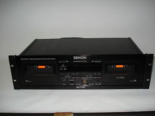 DENON DN 770R Professional double cassette recorder   rack mountable