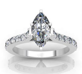 marquise diamond ring in Engagement/Wedding Ring Sets