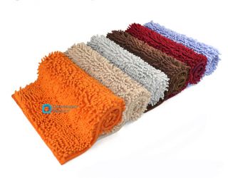 Superfine Fiber Bath Mat Soft Plush Rug Carpet anti slip Absorbent 