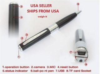 Spy Pen Hidden Camera 1280x960 DVR Video Recorder Mini Nanny Cam Micro 