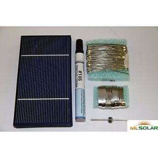 40 3x6 Solar Cell Kit with Tabbing, Bus, Flux, Diode