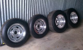 RARE Centerline Directional Aluminum wheels Kelly tires American 